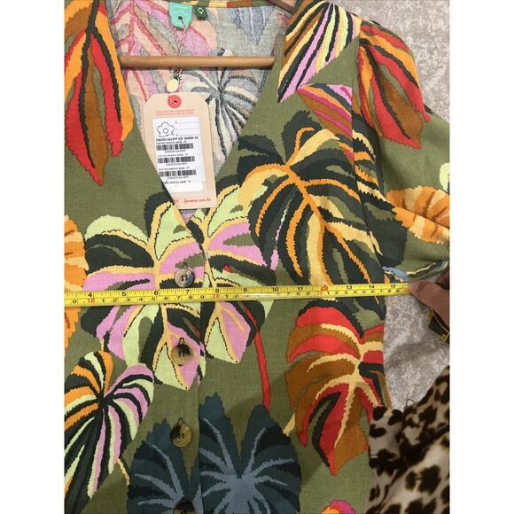 Farm Rio Maxi Floral Maxi Dress XS - Picture 8 of 12